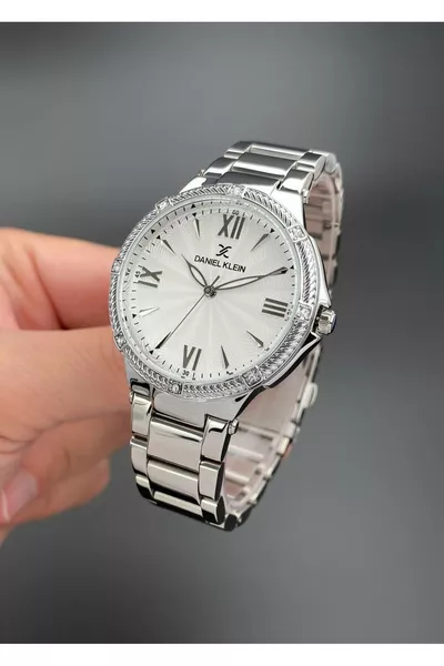 Damespolshorloge Stalen Band Zilverkleurig 3 ATM Waterbestendig