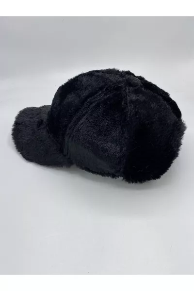 Casquette de baseball tendance en peluche d'hiver pour femme