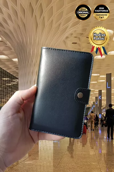 [ نكتب الاسم ] محفظة وتصميم بطاقة عمل وغطاء جواز السفر ورخصة القيادة من Esther للجنسين