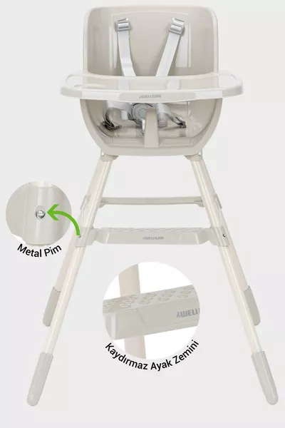 كرسي إرجو ماما – الموديل، اللون الحجري، مريح وسهل التنظيف