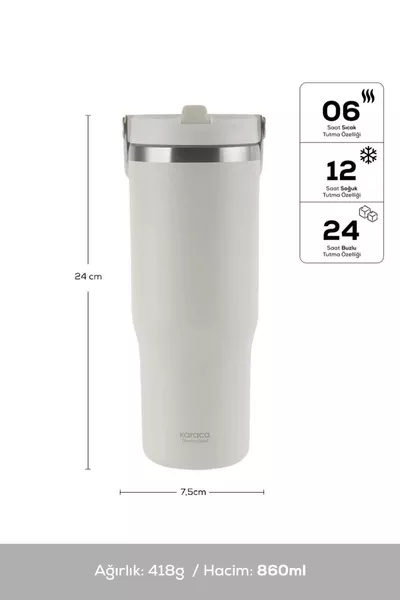 ترمس ستار آيس ستيل مقاوم للتسرب  مل بيج