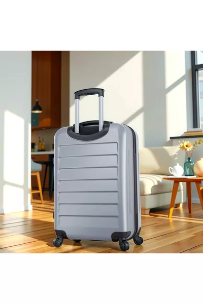 Ruby Abs Orta Boy Valiz Gri