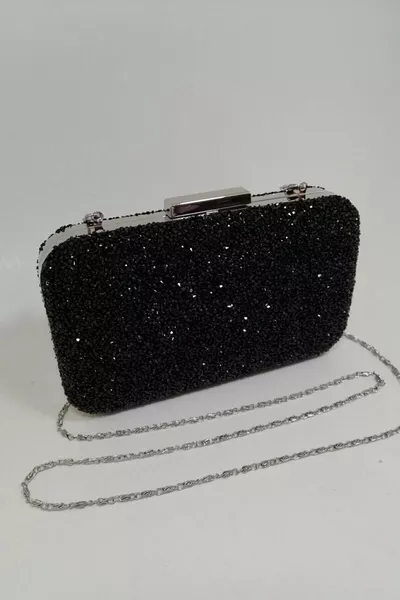 Yakamoz Borsa da Sera Nera da Donna con Pietre