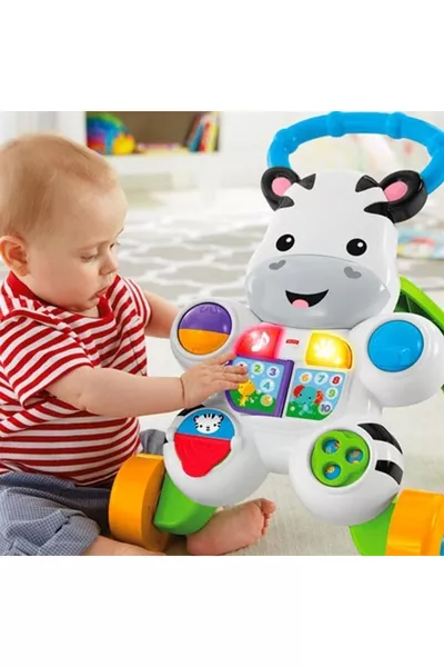 مشاية حمار وحشي موسيقية مع أضواء وتشجع على المشي