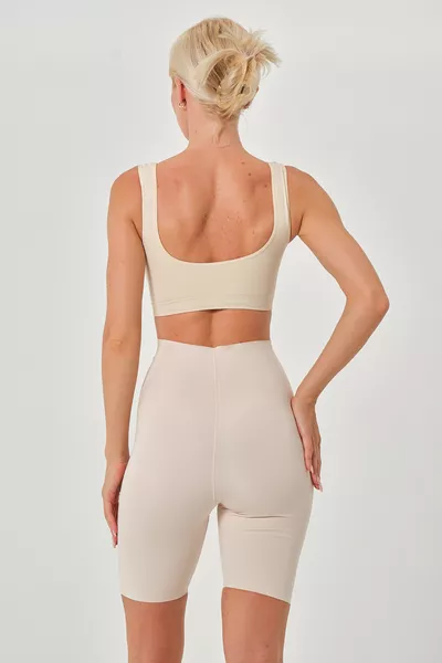 Porfy Model Lower Leg Effective Yarn Detailed Extra Tight Nude Color 