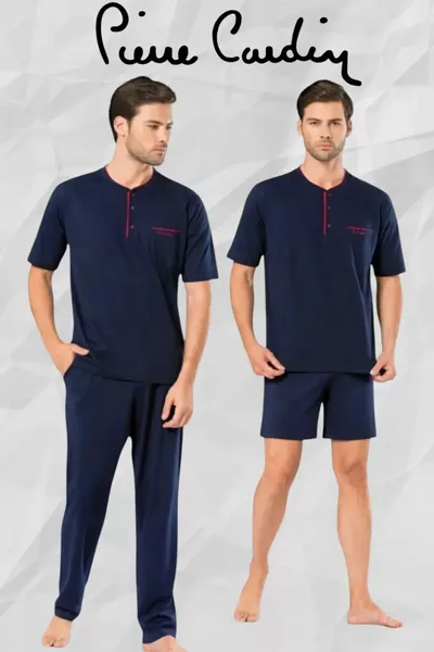 Мужская домашняя одежда, комплект пижамы из 3 предметов, % хлопок, .PC..0A..