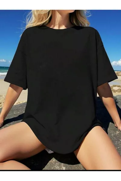 قميص واسع سادة متعدد الألوان