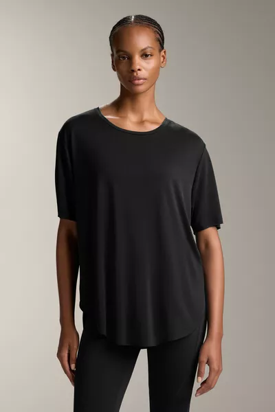Short-sleeve modal blend t-shirt