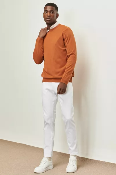 الرجال بلاط مكافحة بيلينغ مكافحة بيلينغ القياسية صالح عادي قطع الطاقم الرقبة تريكو سترة