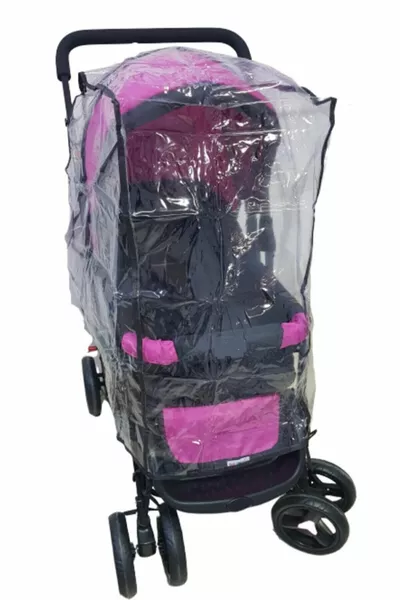 غطاء عربة الأطفال من المطر، غطاء عربة الأطفال خالٍ من الفثالات، غطاء مطر بأربطة سفلية، غطاء مطر خالٍ من الروائح