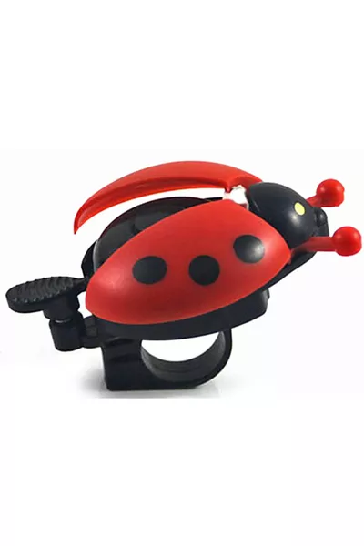 Fahrradklingel mit Marienkäfer-Motiv Fahrradklingel Fahrradzubehör Warnhupe