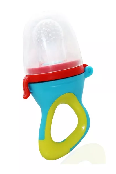 لهايات فواكه وخضروات برأس سيليكون ملونة (برتقالي، أخضر، أزرق) - سم