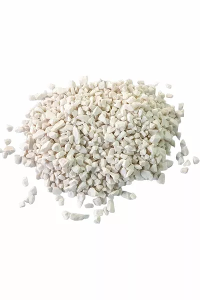 Декоративный белый камень для горшков  г, камень для ваз, гравий  г