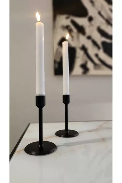 Пластмасова двойка свещници (2 броя)