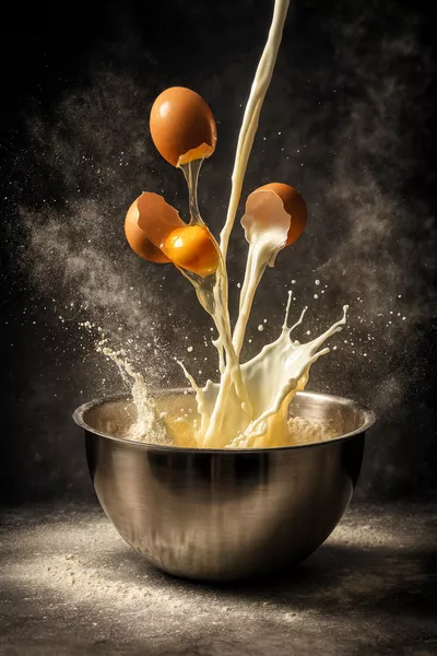 وعاء خلط وتكسير عميق من الفولاذ المقاوم للصدأ – وعاء خلط المطبخ، لخليط الكيك والمعجنات