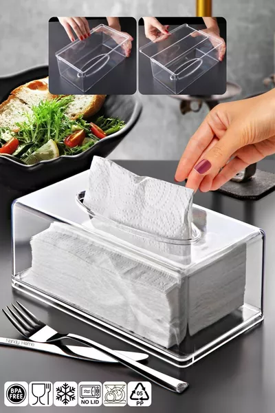 Clear Peçete Organizeri