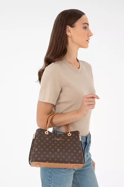 حقيبة كتف نسائية بنية 