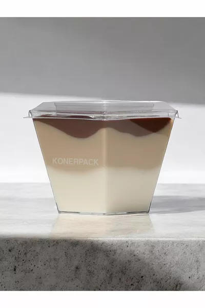 Prizma Tatlı Kasesi , Magnolya kasesi , Mika Sert Plastik Tatlı Kasesi  adet , Kapaklı.