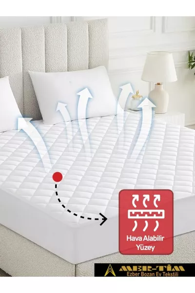 Покривало за матрак с капитониране, еднократно и двуспално, капитониран памучен протектор за матрак