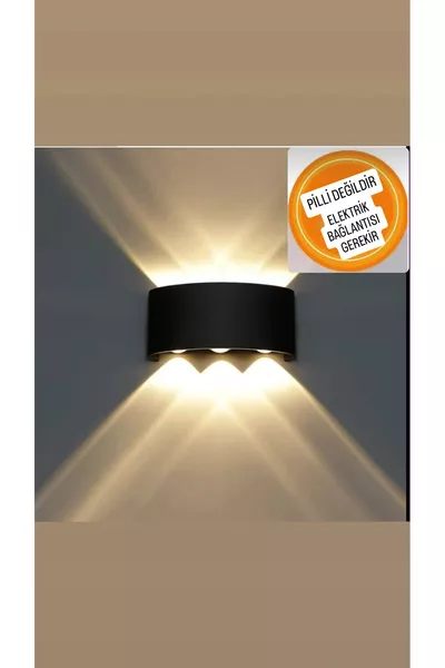 إضاءة حائط LED   واط مزدوجة الجانب LED زخرفية مقاومة للماء والغبار