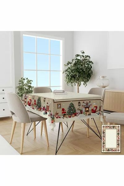 Скатерть с новогодней тематикой