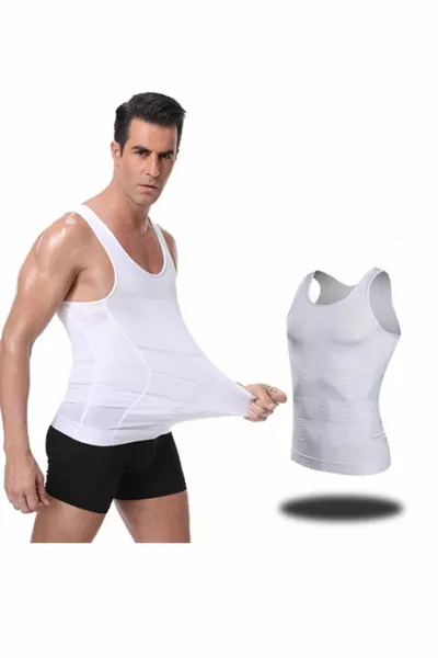 Fitform Men's Tank Top Corset Ultra Chest Lifting Gynecological Corset Abdominal Shaping Posture Corrector Corset