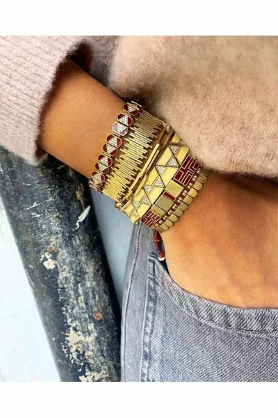 Bronz Heart Beat Bileklik