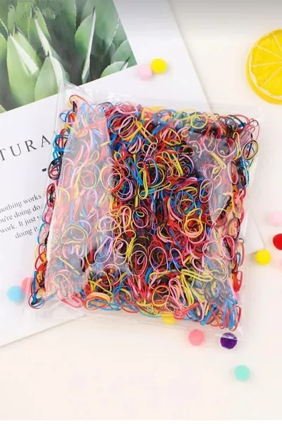 Ultra Flexible Non-Breaking Colorful Hair Braiding Bands  Pieces