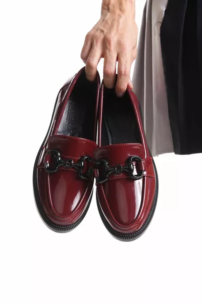 حذاء نسائي لوفر ماكوسن كاجوال يومي ناعم بمشبك