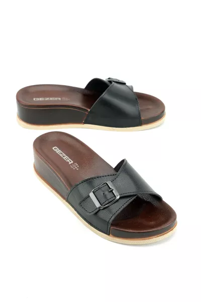Women's Summer Single Buckle Adjustable Faux Leather Sandals