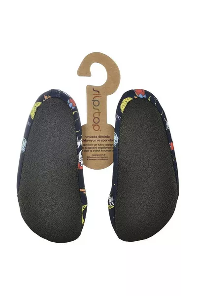 Blaue Mädchenschwimmschuhe