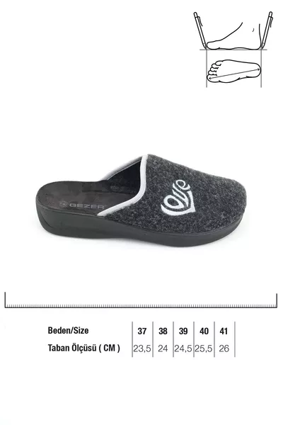 Hohe Damen-Hausschuhe für den Winter