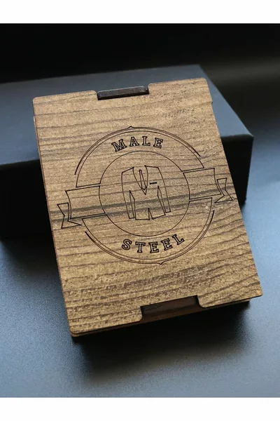 Набор стальных браслетов, не тускнеет, в специальной коробке