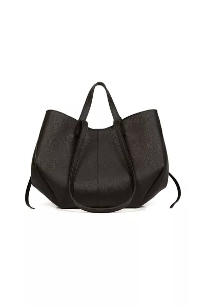 Women's Custom-Made Black Hand and Shoulder Bag