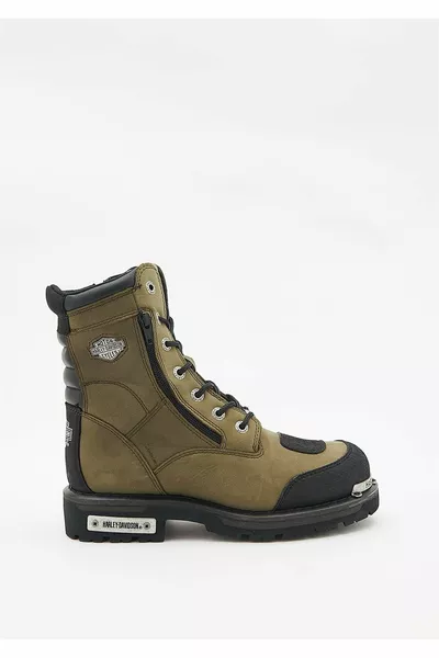  حذاء رجالي جلد ريديك باللون الكاكي