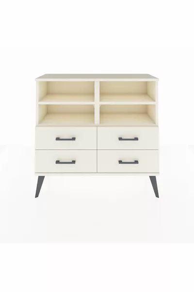 Arges Şifonyer 4 Raflı 4 Çekmeceli  Aytaşı-Aytaşı