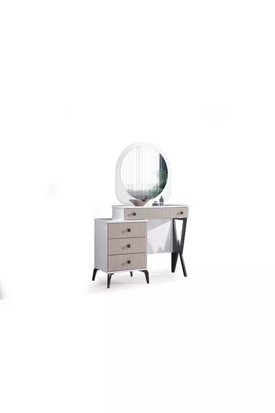 Stil (Kum Beji) Modern Aynalı Şifonyer