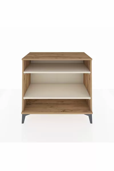 Hyperion Kommode 2 Regale Kiefer-Marmor