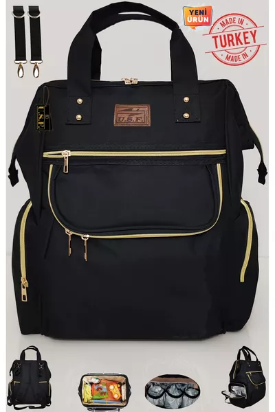 حقيبة رعاية الطفل مع عزل حراري حقيبة ظهر للأم والطفل