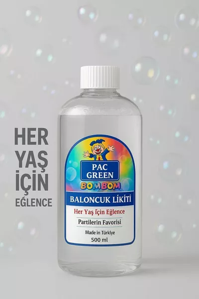 Baloncuk Sıvısı Köpük Likidi Köpük Tabancası Baloncuk Likiti  ml 1 Set