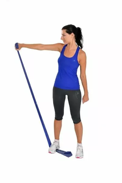 Muskeldehnungs- und Kräftigungsübung Pilates-Band Sportband Pilates-Gummiband