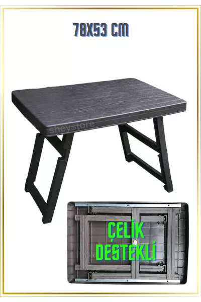 Holiday Klappbarer Picknick- und Campingtisch Braun