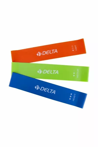 Latex 3er Aerobic-Pilates-Widerstandsband für Kniebeugen (geschlossenes Ende)