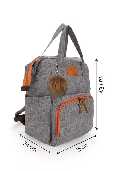حقيبة ظهر لأم وطفل مع حافظة زجاجة حرارية وحامل لعربة الطفل كهدية