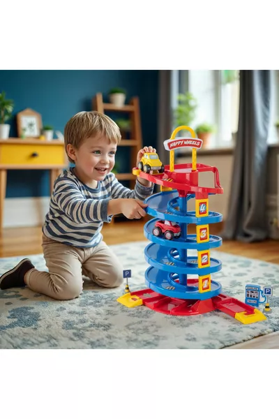 مجموعة طريق حلزوني للألعاب