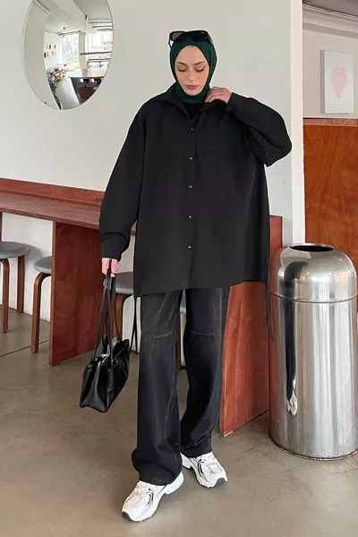 Oversized Shirt Black