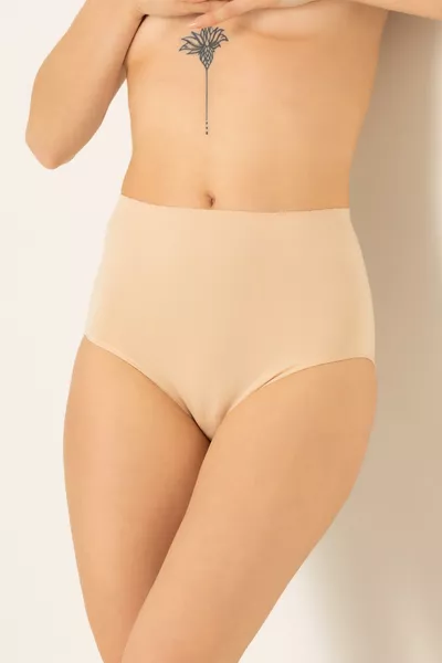 Yüksek Bel Dikişsiz Nefes Alan Rahat Kalıp Külot Korse