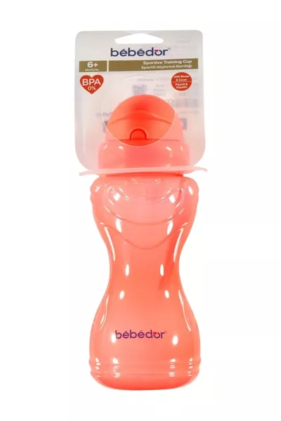 كوب رياضي بقش نيوني وردي