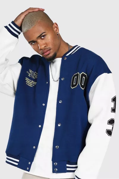 Giacca bomber oversize unisex  College