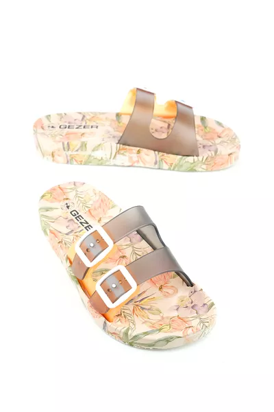 Summer Adjustable Double-Buckle Women's Slippers Suitable for Wet Surfaces